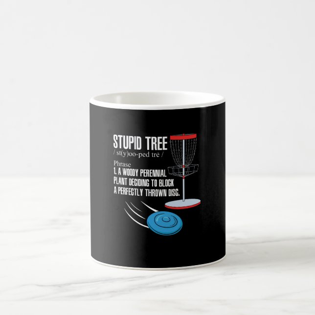 Taza De Café Regalos de disco de golf (Centro)