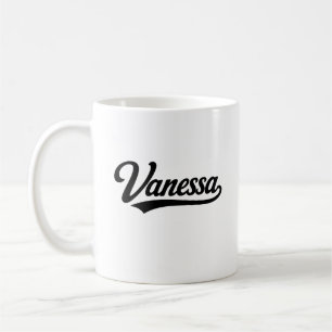 Taza De Café Regalos de familia de apellido y nombre de Vanessa