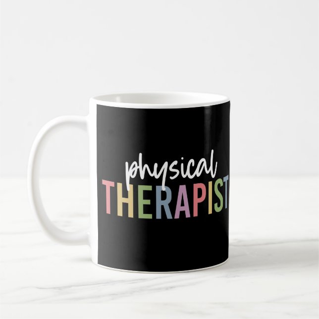 Taza De Café Regalos de fisioterapia física del terápico PT (Izquierda)