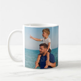 Taza De Café Regalos de Fotos para Papá Calcomanía