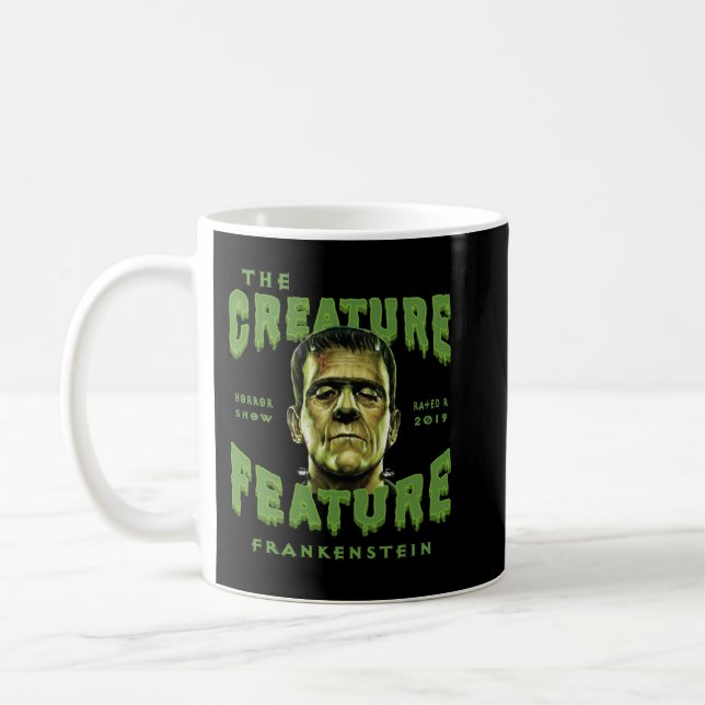 Taza De Café Regalos de Frankenstein para Halloween (Izquierda)