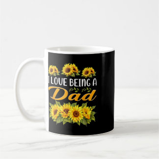 Taza De Café Regalos de girasoles para papá Anuncio de embarazo