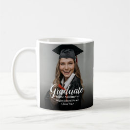Taza De Café Regalos de Graduación Clase Foto de Graduado