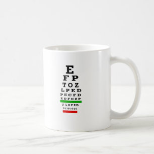 Taza De Café Regalos de la CARTA de OJO