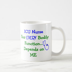 Taza De Café Regalos de la enfermera de ICU