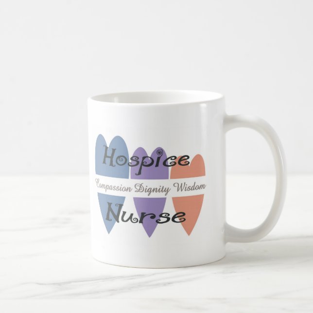 Taza De Café Regalos de la enfermera del hospicio (Derecha)