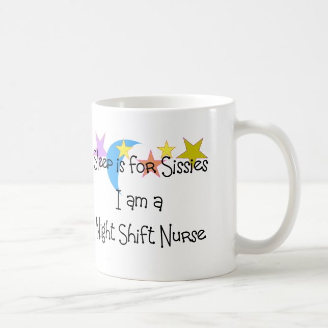Taza De Café Regalos de la enfermera del turno de noche (Derecha)