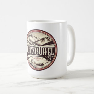 Taza De Café Regalos de la estación de esquí de Kitzbuhel Town 