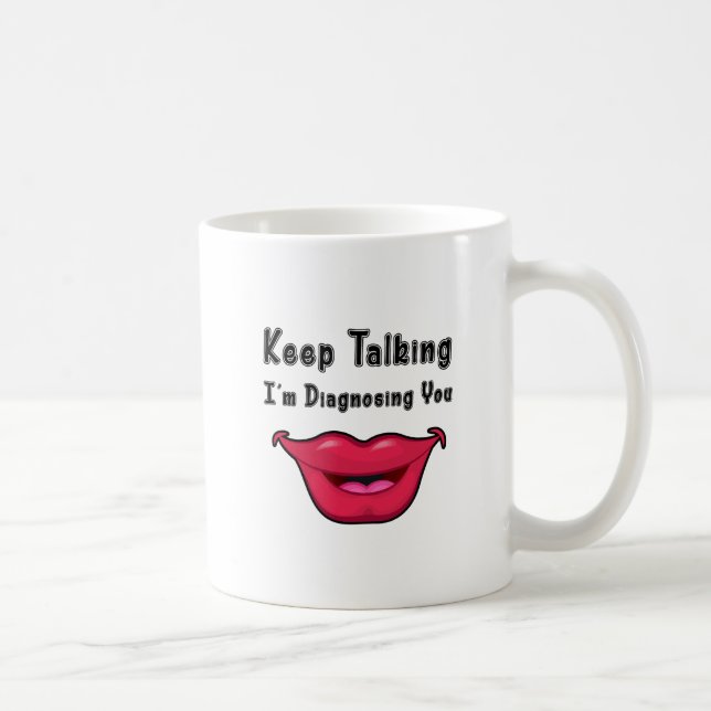 Taza De Café Regalos de la patología de la lengua del discurso (Derecha)