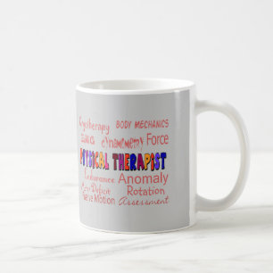 Taza De Café Regalos de la terminología del terapeuta físico