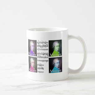 Taza De Café Regalos de los amantes de Mozart