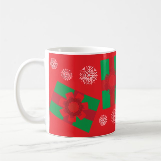 Taza De Café Regalos de Navidad (Izquierda)