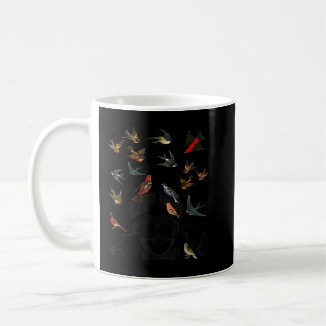 Taza De Café Regalos de observación de aves ornitólogo twitcher (Izquierda)