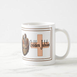 Taza De Café Regalos de oro del jubileo para las monjas