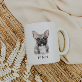 Taza De Café Regalos de Perro de Bulldog personalizado Francés
