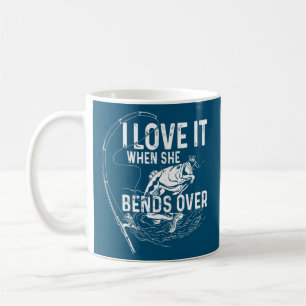 Taza De Café Regalos De Pesca Para Hombres Que Me Encanta Cuand