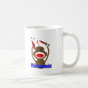 Taza De Café Regalos de Phlebotomist del mono del