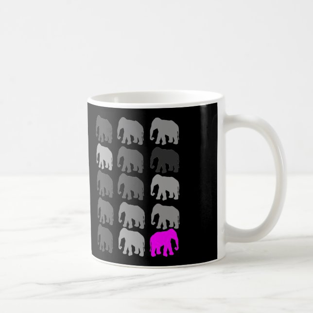 Taza De Café Regalos de PopArt del elefante (Derecha)