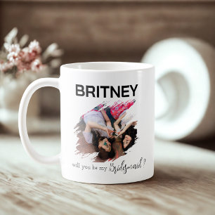 Taza De Café Regalos de propuesta para damas de honor 