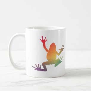 Taza De Café Regalos de rana con gradiente colorido para amante