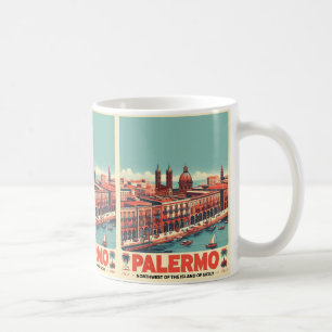 Taza De Café Regalos de recuerdo de Palermo sicily italiano