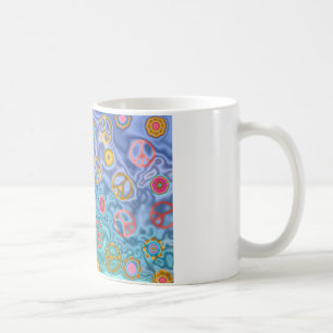 Taza De Café Regalos de ropa de olas del océano pacíficas retro