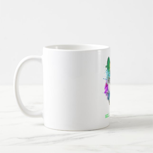 Taza De Café Regalos de soporte de cintas de sensibilización so (Izquierda)