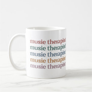 Taza De Café Regalos De Terapia De Música Retro Terapia Musical