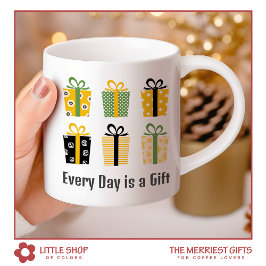 Taza De Café Regalos de vacaciones retro personalizables de Nav