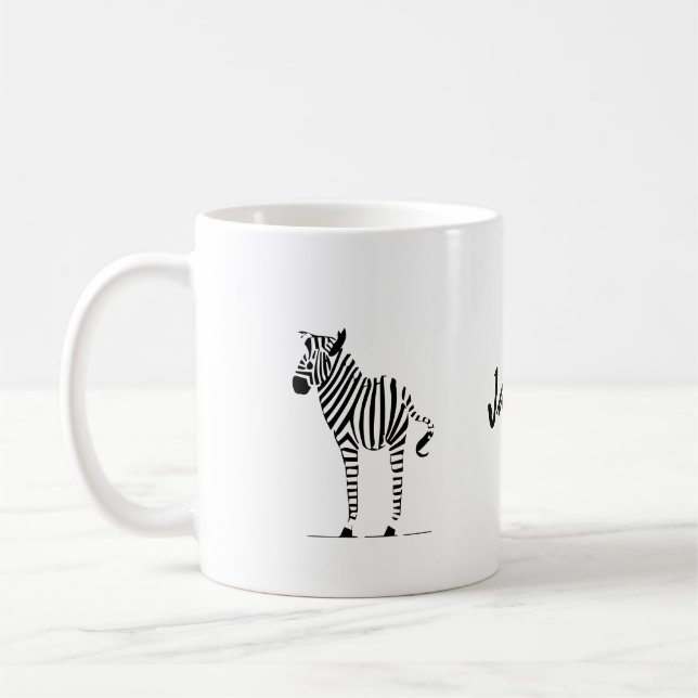 Taza De Café Regalos de Zebra Lovers (Izquierda)
