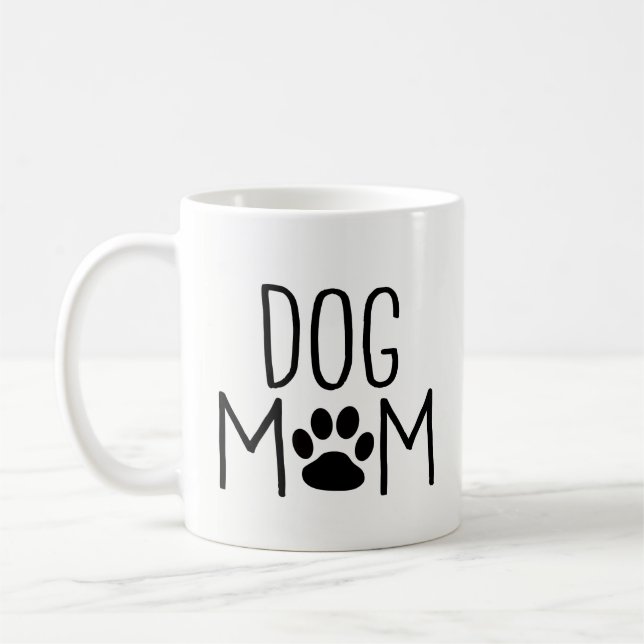 Taza De Café Regalos del amante del perro - la mejor mamá del (Izquierda)