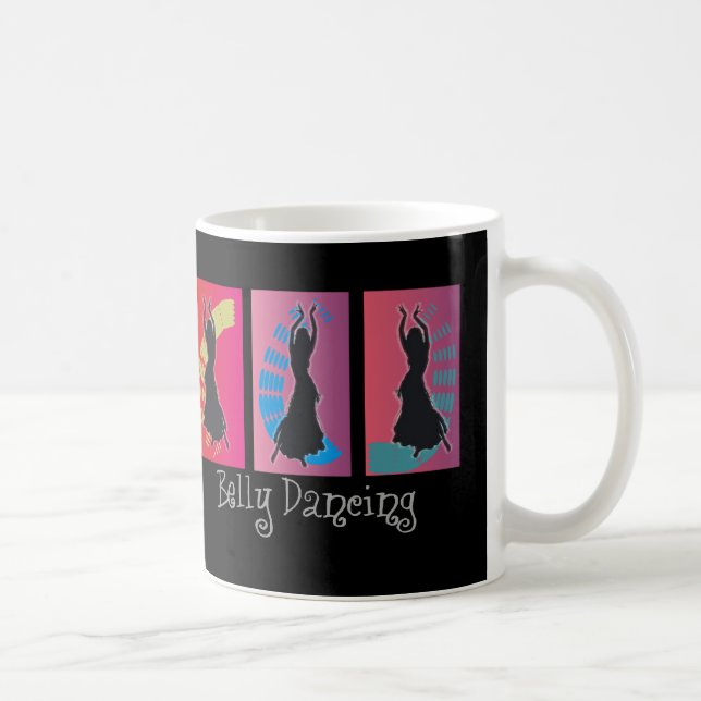 Taza De Café Regalos del arte de la danza del vientre (Derecha)