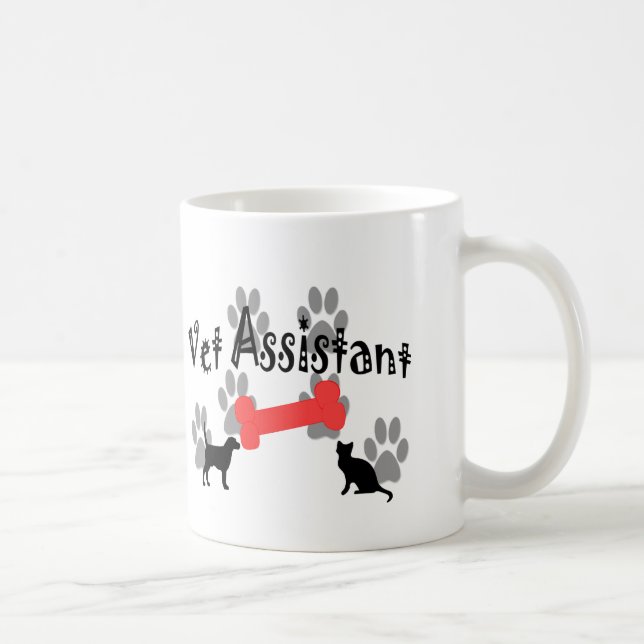 Taza De Café Regalos del ayudante del veterinario (Derecha)