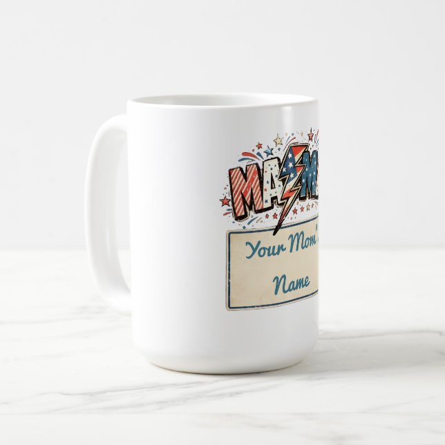 Taza De Café regalos día de la madre - mama  (Anverso izquierdo)
