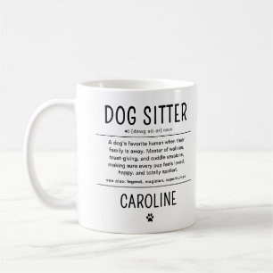 Taza De Café Regalos Divertidos Cuidador de Perros Personalizad