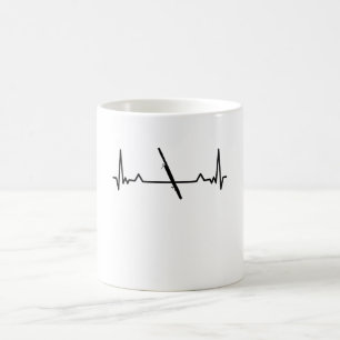 Taza De Café Regalos divertidos de Bassoon Music Heartbeat