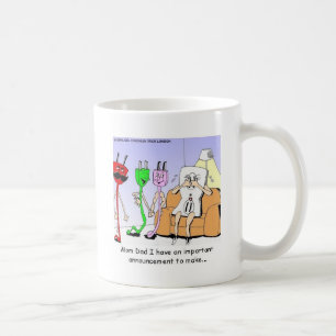 Taza De Café Regalos divertidos de cableado AC/DC Relación gay/