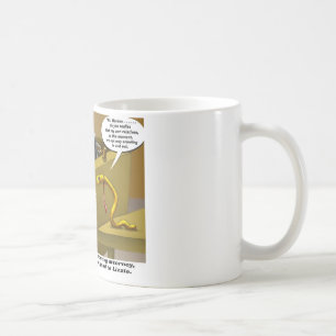 Taza De Café Regalos divertidos de dibujos animados del juicio 