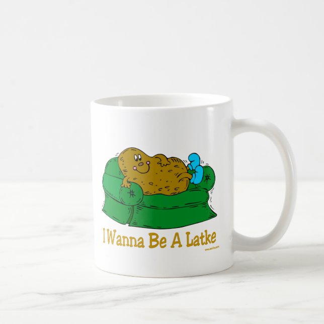 TAZA DE CAFÉ REGALOS DIVERTIDOS DE JÁNUCA 'QUE QUIERO SER UN (Derecha)