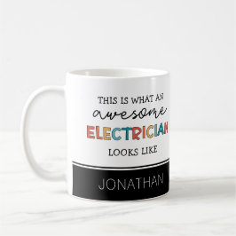 Taza De Café Regalos divertidos de los electrodistas personaliz