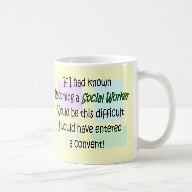 Taza De Café Regalos divertidos del asistente social (Derecha)