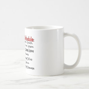 Taza De Café "Regalos divertidos del horario del retiro"