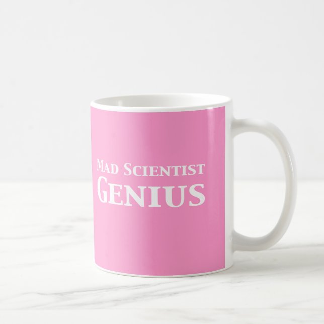 Taza De Café Regalos enojados del genio del científico (Derecha)
