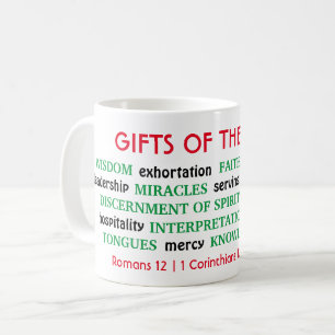 Taza De Café REGALOS espirituales de cristiano ESPÍRITU