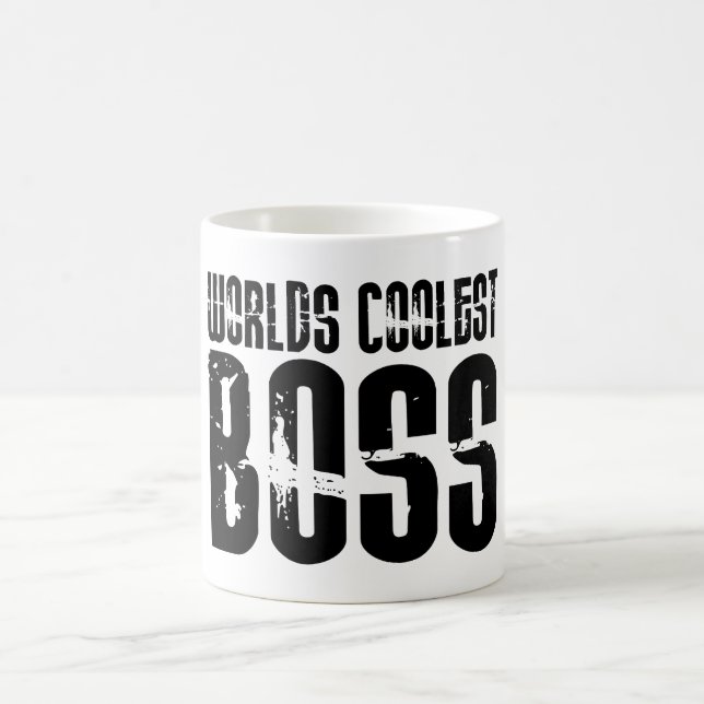 Taza De Café Regalos frescos para los jefes: Mundos Boss más (Centro)