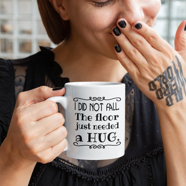 Taza De Café Regalos graciosos de Floor Hug (Subido por el creador)