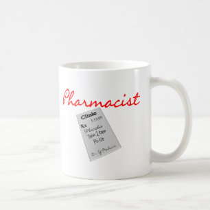 Taza De Café Regalos "gráficos del farmacéutico del cojín de