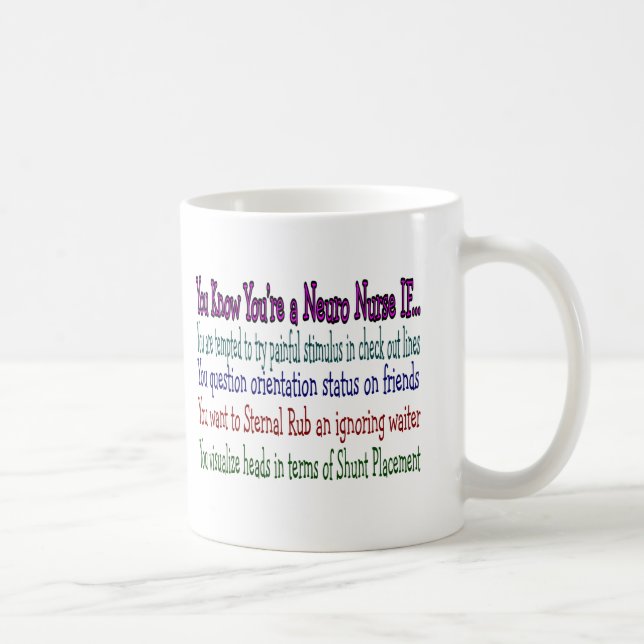 Taza De Café Regalos hilarantes de la enfermera de la (Derecha)