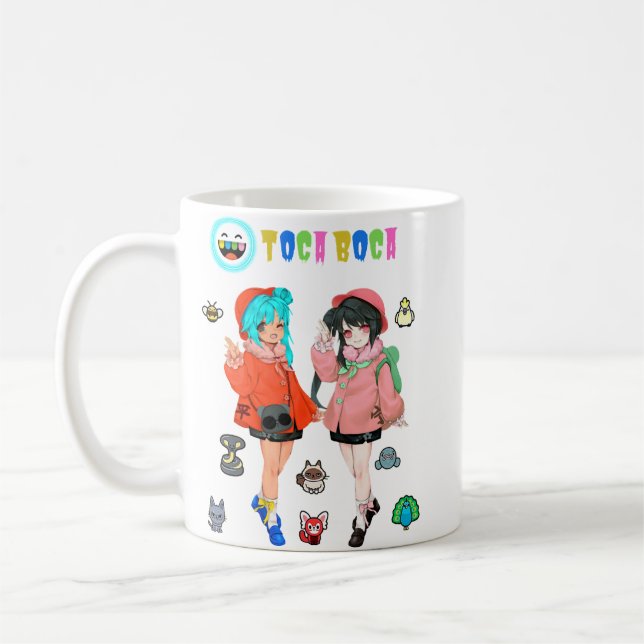 Taza De Café Regalos Idea Toca Niño Boca Friendly Te ama (Izquierda)