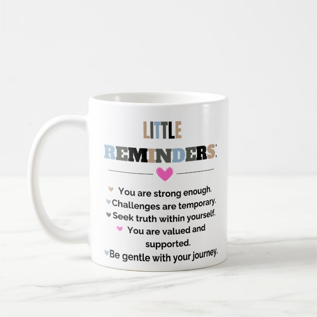 Taza De Café Regalos motivacionales inspiradores Pequeños Recor (Izquierda)
